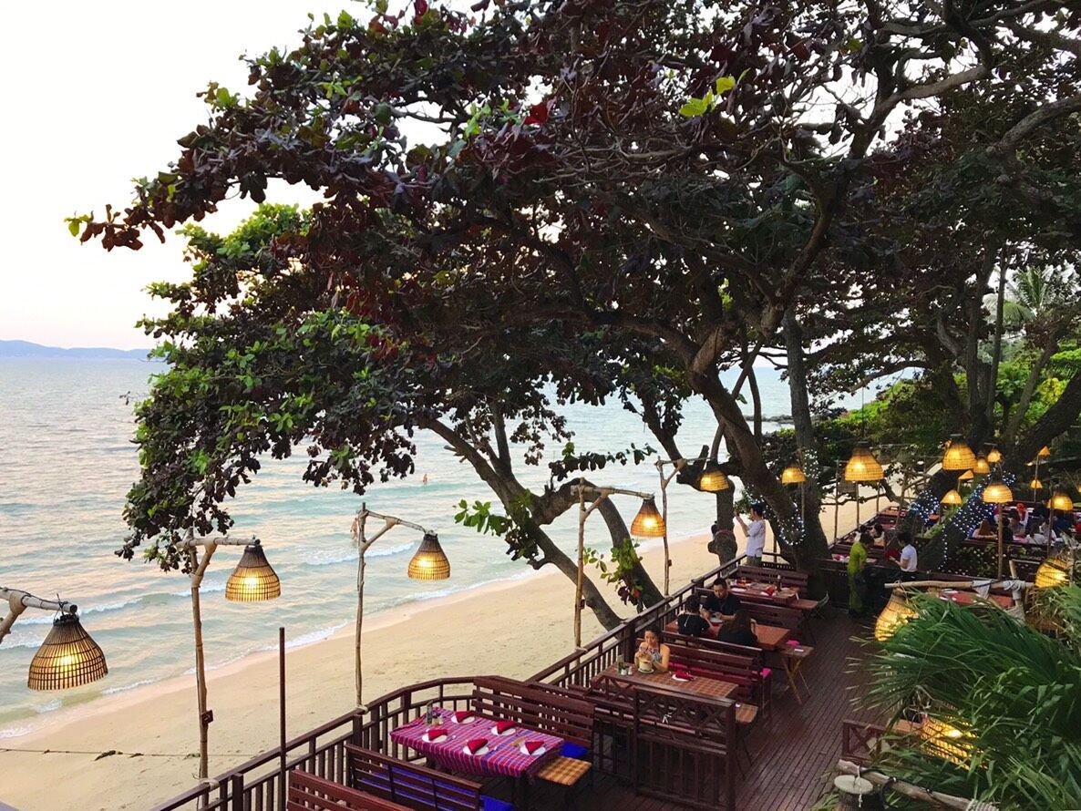 Beach restaurant in Pattaya