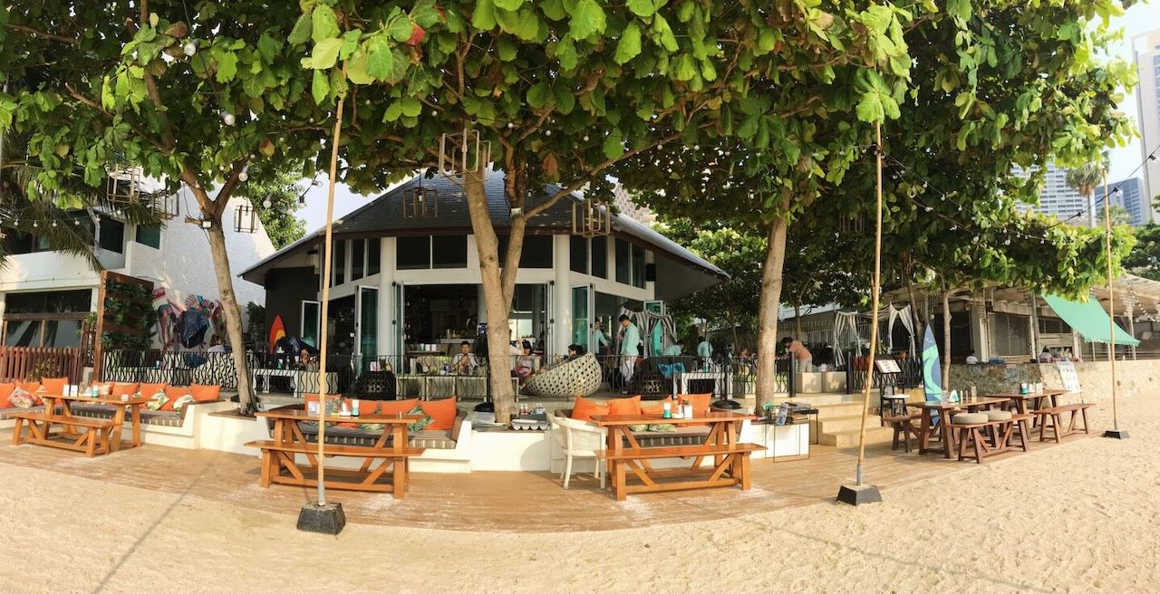 Beach restaurant in Pattaya