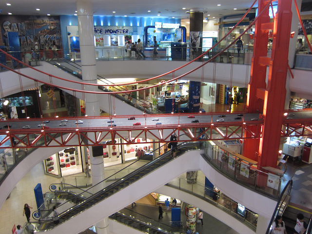 Food zone at Terminal 21 shopping mall