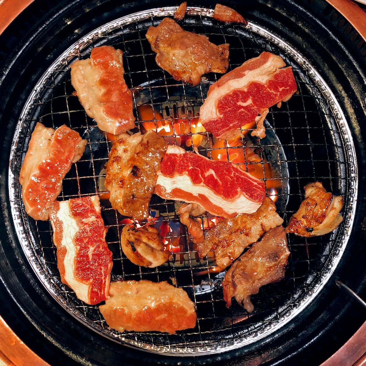 Korean barbecue grill at Romantic Baboy in Makati