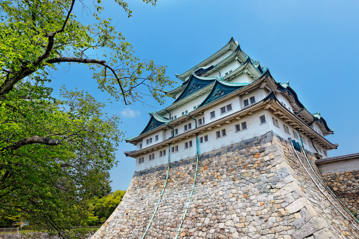 Nagoya Castle in spring